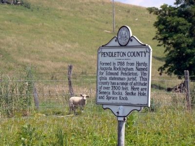Pendleton County Face of Marker image. Click for full size.