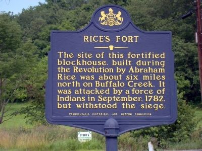Rices Fort Marker image. Click for full size.