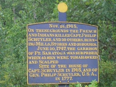 Nov. 28, 1745 Marker. Click for full size. Nov. 28, 1745 Marker image. Click for full size.