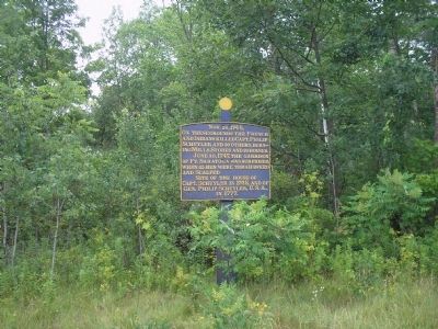 Marker in Schuylerville. Click for full size. Marker in Schuylerville image. Click for full size.