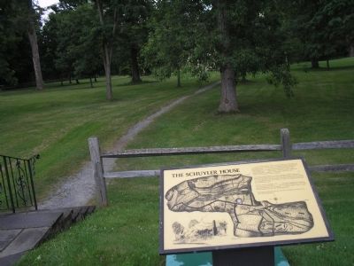 Marker in Schuylerville image. Click for full size.