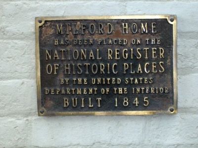 Marshall M Milford House Marker image. Click for full size.