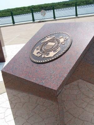 Military Services Memorial Plaza - Service Marker image. Click for full size.