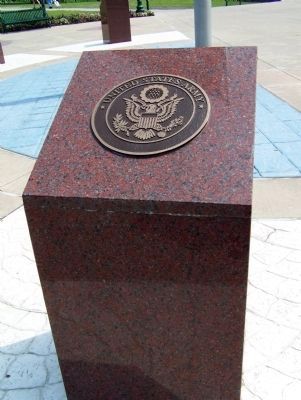 Military Services Memorial Plaza - Service Marker image. Click for full size.