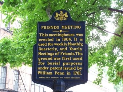 Friends Meeting Marker. Click for full size. Friends Meeting Marker image. Click for full size.