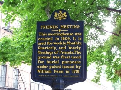 Friends Meeting Marker image. Click for full size.