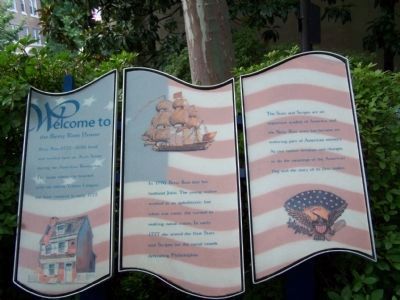 Welcome to the Betsy Ross House Marker image. Click for full size.