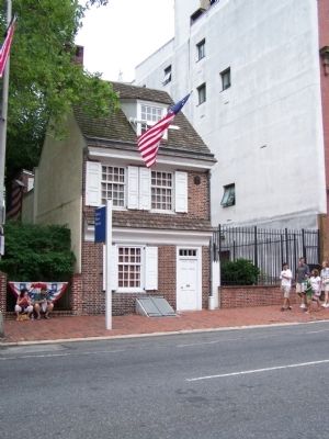 The Betsy Ross House. Click for full size. The Betsy Ross House image. Click for full size.