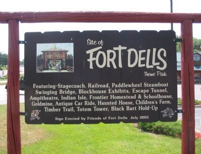 Site of Fort Dells Marker image. Click for full size.