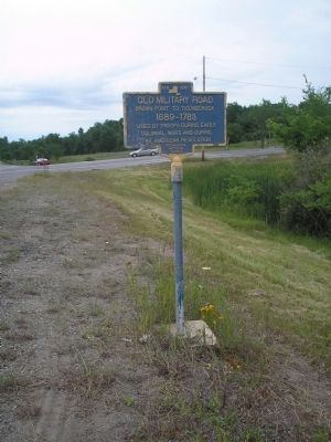Old Military Road Marker. Click for full size. Old Military Road Marker image. Click for full size.