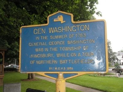 Gen. Washington Marker image. Click for full size.