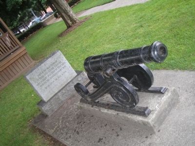 Cannon on the Green. Click for full size. Cannon on the Green image. Click for full size.