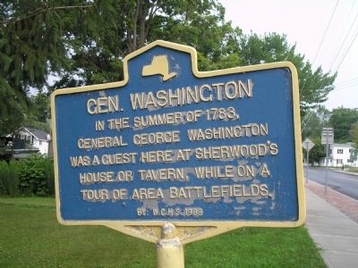 Gen. Washington Marker image. Click for full size.