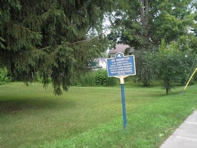 Marker in Fort Edward. Click for full size. Marker in Fort Edward image. Click for full size.