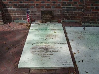 Grave of James Wilson image. Click for full size.