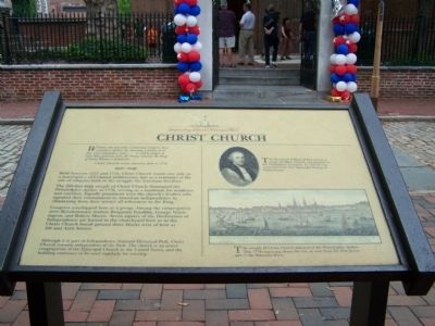 Christ Church Marker. Click for full size. Christ Church Marker image. Click for full size.