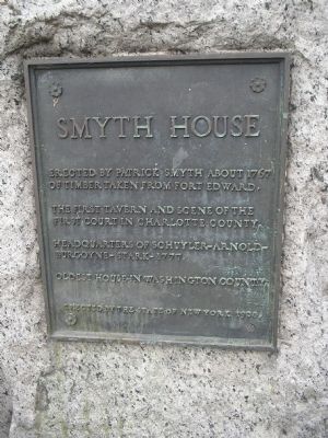 Smyth House Marker. Click for full size. Smyth House Marker image. Click for full size.
