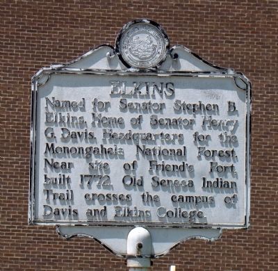 Elkins Marker. Click for full size. Elkins Marker image. Click for full size.