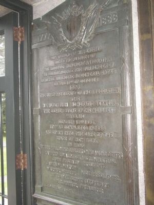 Saratoga Monument Association Marker. Click for full size. Saratoga Monument Association Marker image. Click for full size.