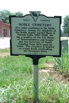 Noble Cemetery Marker image. Click for full size.