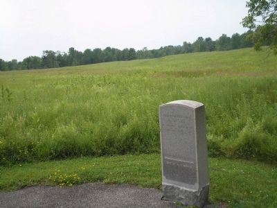 Marker in Saratoga National Historical Park. Click for full size. Marker in Saratoga National Historical Park image. Click for full size.