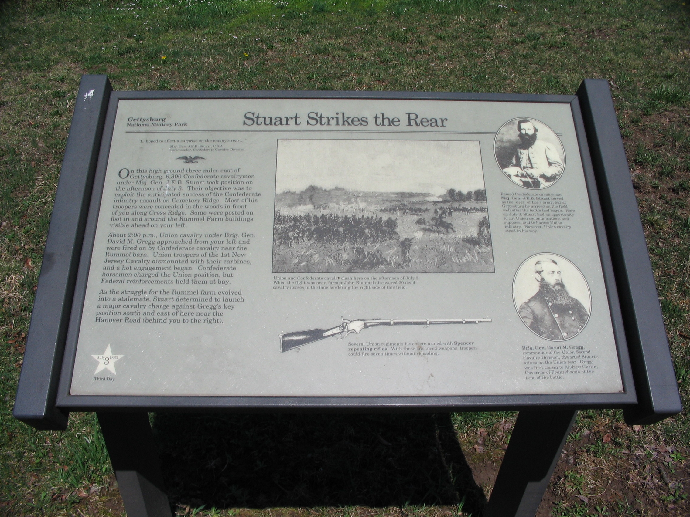 Photo: Stuart Strikes the Rear Marker