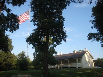 Fort Smallwood Park Flagpole image. Click for full size.
