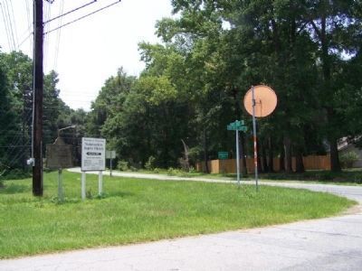 Nicholsonboro Marker looking south on Coffee Point Road image. Click for full size.