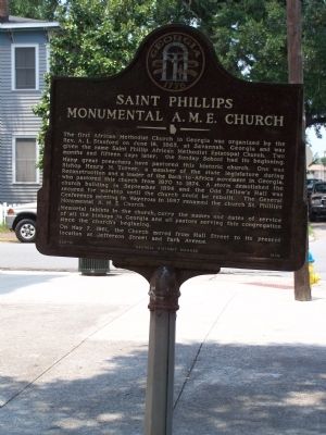 Saint Phillips Monumental A.M.E. Church Marker image. Click for full size.