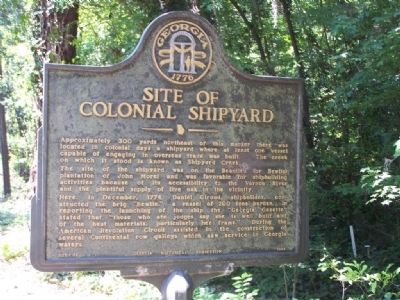 Site of Colonial Shipyard Marker image. Click for full size.