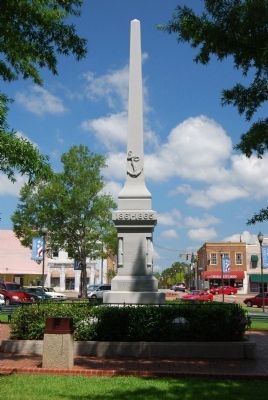 Abbeville County Confederate Monument - South image. Click for full size.
