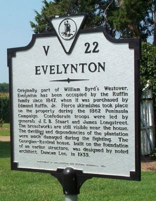 Evelynton Marker image. Click for full size.
