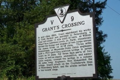 Grant's Crossing Marker image. Click for full size.