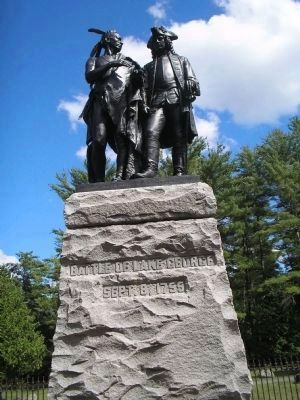 Battle of Lake George Marker image. Click for full size.