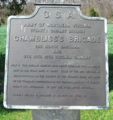 Chambliss's Brigade Tablet image. Click for full size.