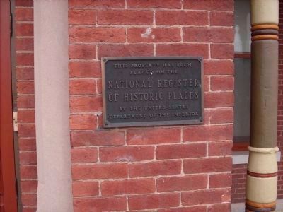 National Register - - Museum Marker. Click for full size. National Register - - Museum Marker image. Click for full size.