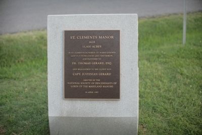 St. Clements Manor Marker image. Click for full size.