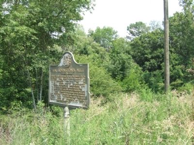 Wm. Johnston's Mill Marker image. Click for full size.