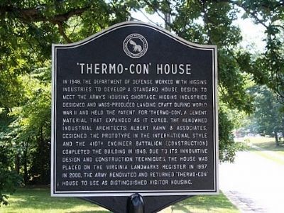 ‘Thermo-Con’ House Marker. Click for full size. ‘Thermo-Con’ House Marker image. Click for full size.