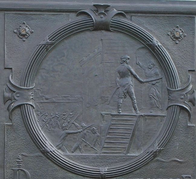 Closeup of Relief on Marker. Click for full size. Closeup of Relief on Marker image. Click for full size.