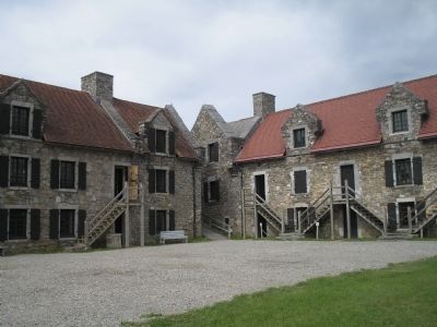 Officers' Barracks in Fort Ticonderoga. Click for full size. Officers' Barracks in Fort Ticonderoga image. Click for full size.