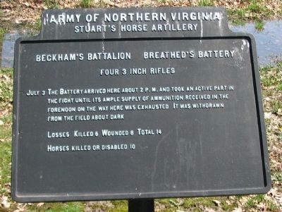 Beckham's Battalion Breathed's Battery Tablet. Click for full size. Beckham's Battalion Breathed's Battery Tablet image. Click for full size.