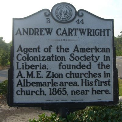 Andrew Cartwright Marker image. Click for full size.