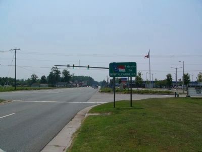 Welcome to North Carolina image. Click for full size.
