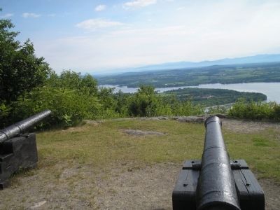 Fort Ticonderoga from Mount Defiant. Click for full size. Fort Ticonderoga from Mount Defiant image. Click for full size.