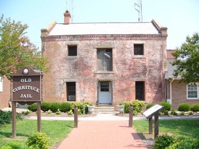 Currituck County Old Jail and Marker image. Click for full size.
