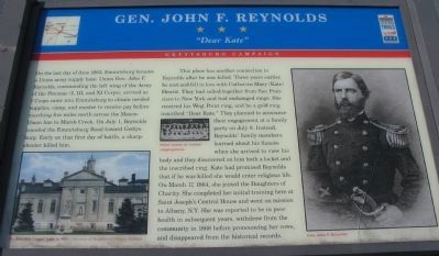 Gen. John F. Reynolds Marker image. Click for full size.