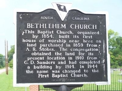 Bethlehem Church Marker image. Click for full size.
