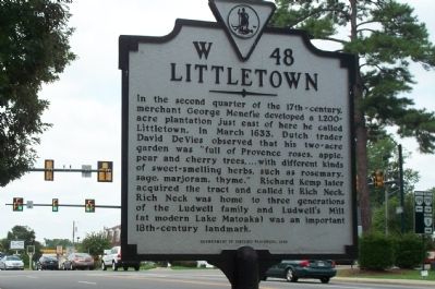 Littletown Marker image. Click for full size.