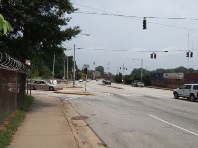 View from Marker towards Candler Street. Click for full size. View from Marker towards Candler Street image. Click for full size.